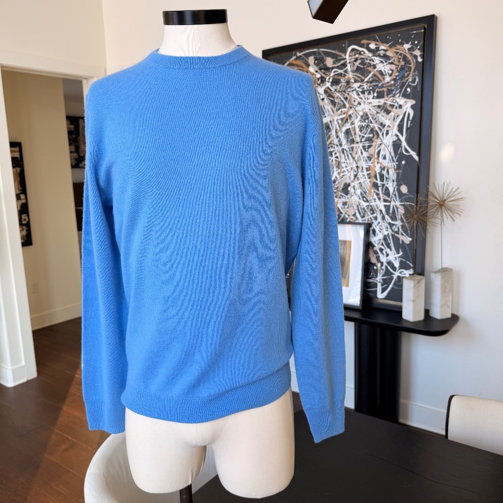 Men's J Crew 100% Cashmere Crew Neck Sweater